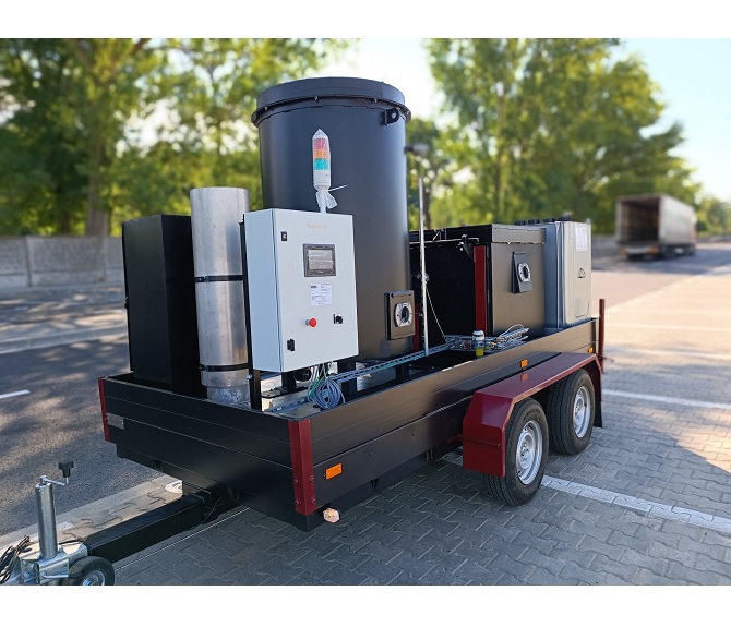 Mobilna spalionica IncinerPro a500 za stočne farme.