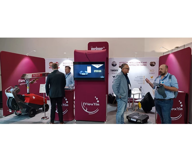Flextim Industry na sajmu Smart Poultry World 2023 u Sofiji, Bugarska.