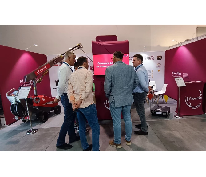 Flextim Industry na sajmu Smart Poultry World 2023 u Sofiji, Bugarska.